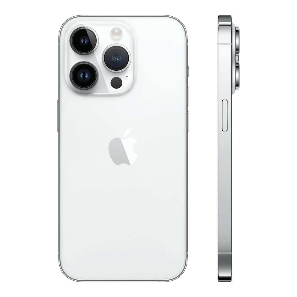 Apple iPhone 14 Pro 128 Гб, серебристый (EU)